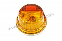 P106669 - One round orange / red tail light for 911r for Porsche 911 Classic • 1972 • 2.4e • Targa • Manual gearbox, 5 speed