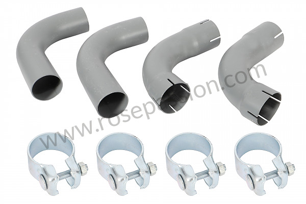 P106675 - Silencer tail pipe kit 356a for Porsche 356a • 1955 • 1600 (616 / 1) • Cabrio a t1 • Manual gearbox, 4 speed