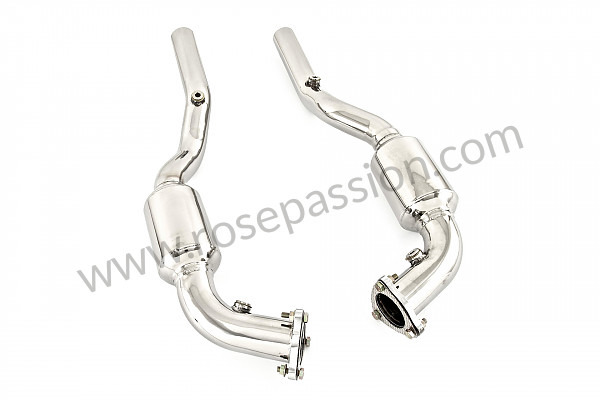 P106702 - Pair of stainless steel sports catalytic converters 100 cells for 996 for Porsche 996 / 911 Carrera • 2003 • 996 carrera 2 • Coupe • Manual gearbox, 6 speed