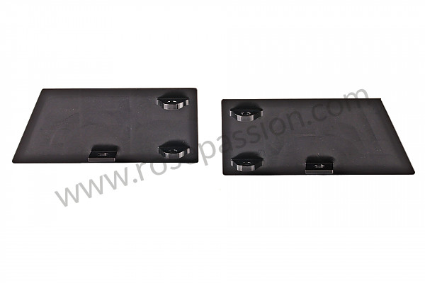 P106706 - Manija de puerta interior negro anodizado - el par para Porsche 911 G • 1984 • 3.2 • Coupe • Caja manual de 5 velocidades