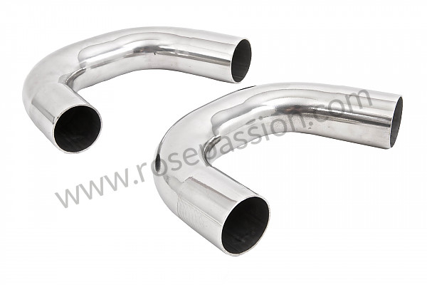P106711 - Pair of stainless steel tubes between catalytic converter and silencer for Porsche Boxster / 986 • 1997 • Boxster 2.5 • Cabrio • Manual gearbox, 5 speed