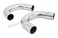P106711 - Pair of stainless steel tubes between catalytic converter and silencer for Porsche Boxster / 986 • 2002 • Boxster 2.7 • Cabrio • Manual gearbox, 5 speed