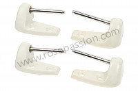 P1079177 - KIT  FIXATION DE PARE SOLEIL KIT DE 4 PIECES  2X 5MM + 2X 8MM) pour Porsche 