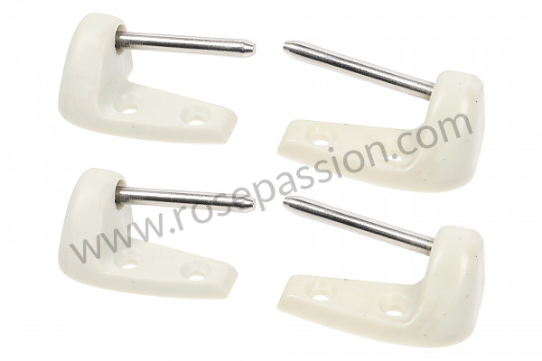 P1079177 - KIT  FIXATION DE PARE SOLEIL KIT DE 4 PIECES  2X 5MM + 2X 8MM) pour Porsche 