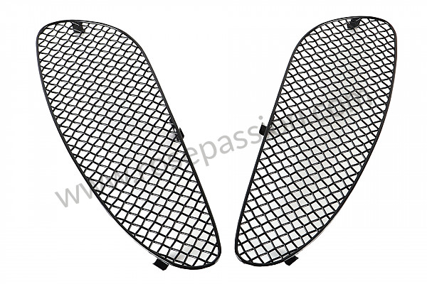 P1081973 - KIT COMPLET GRILLES DE PARE CHOC AVANT + JUPE ARRIERE + ENTREES AIR LATERALES ARRIERES  pour Porsche 