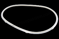 Bague de fixation pour lentille de r&eacute;troviseur. r&eacute;troviseurs 356 aero et ponto. il est recommande de les changer par paire pour QU'elles soient identiques. (P1103416) pour Porsche 356A &bull; 1959 &bull; 1600 S (616 / 2 T2) &bull; Convertible D'a T2 &bull; Boite Manuelle 4 Vitesses