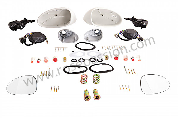 P111855 - Aussenspiegel-satz elektrisch cup, komplett für Porsche 928 • 1990 • 928 s4 • Coupe • Automatikgetriebe