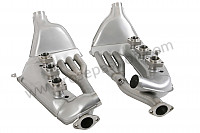 P111880 - Stainless steel sports heat exchanger 911 3.2 -  pair for Porsche 911 G • 1985 • 3.2 • Cabrio • Manual gearbox, 5 speed