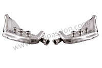 P111883 - Pair of stainless steel heat exchangers for Porsche 911 Classic • 1971 • 2.2e • Coupe • Manual gearbox, 5 speed