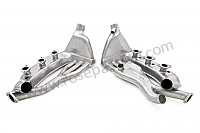P111884 - Pair of stainless steel heat exchangers for Porsche 911 Classic • 1973 • 2.4e • Targa • Automatic gearbox