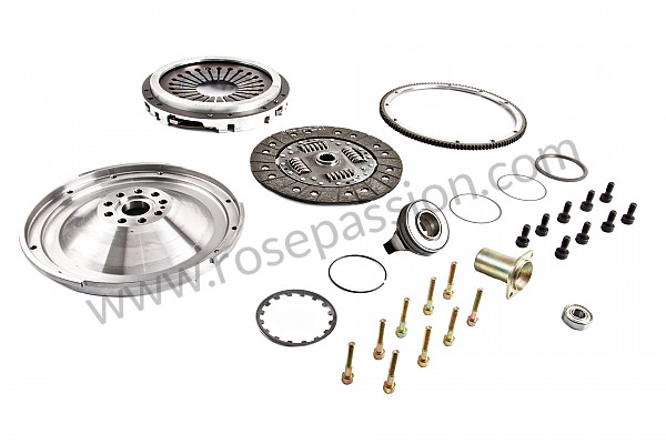 P112020 - Complete rs kit (containing rs clutch kit, rs engine flywheel and the corresponding accessories) for Porsche 911 Turbo / 911T / GT2 / 965 • 1992 • 3.3 turbo • Coupe • Manual gearbox, 5 speed