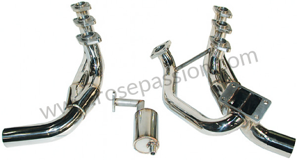 P112030 - Pair of stainless steel spaghettis for Porsche 911 Turbo / 911T / GT2 / 965 • 1987 • 3.3 turbo • Cabrio • Manual gearbox, 4 speed