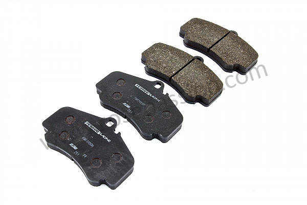P112071 - Ferodo 2500 sports front brake pads for Porsche 996 Turbo / 996T / 911 Turbo / GT2 • 2004 • 996 turbo • Coupe • Manual gearbox, 6 speed
