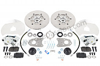P112185 - 356 front brake modification kit for disc brake for Porsche 356B T6 • 1961 • 1600 s (616 / 12 t6) • Coupe reutter b t6 • Manual gearbox, 4 speed