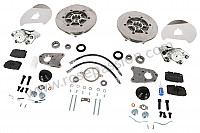 P112185 - 356 front brake modification kit for disc brake for Porsche 356B T6 • 1962 • 1600 super 90 (616 / 7 t6) • Coupe reutter b t6 • Manual gearbox, 4 speed