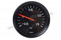 P112206 - Turbo pressure gauge -0.5 to 1.5 bars for Porsche 911 Turbo / 911T / GT2 / 965 • 1978 • 3.3 turbo • Coupe • Manual gearbox, 4 speed