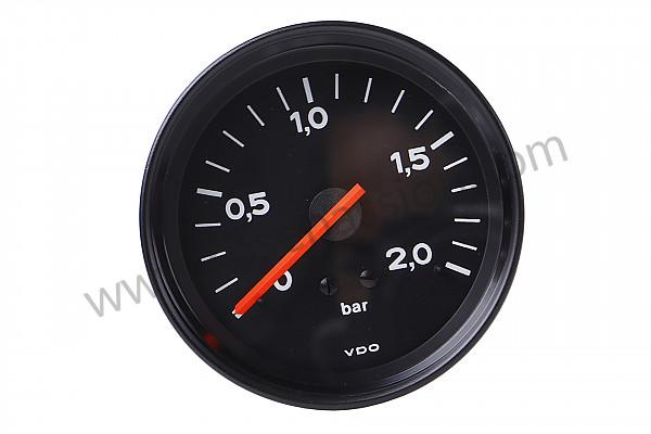 P112207 - Turbo pressure gauge 0 to 2.0 bars for Porsche 911 Turbo / 911T / GT2 / 965 • 1985 • 3.3 turbo • Coupe • Manual gearbox, 4 speed