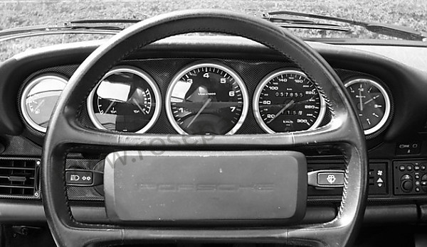 P112248 - Speedometer trim (complete kit) for Porsche 911 Classic • 1965 • 2.0l • Coupe • Manual gearbox, 5 speed