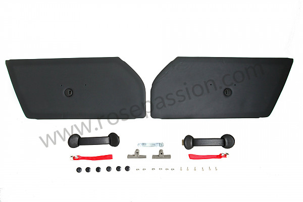 P112266 - Pair of rs92 leather door panels for Porsche 912 • 1966 • 912 1.6 • Coupe • Manual gearbox, 4 speed