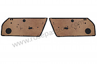 P112269 - Pair of imitation leather door panels for Porsche 964 / 911 Carrera 2/4 • 1990 • 964 carrera 2 • Coupe • Automatic gearbox