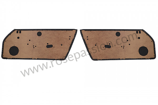 P112269 - Pair of imitation leather door panels for Porsche 911 Turbo / 911T / GT2 / 965 • 1994 • 3.6 turbo • Coupe • Manual gearbox, 5 speed