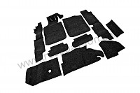 P112275 - Interior carpet, 914 70-72, black  for Porsche 914 • 1970 • 914 / 6 • Manual gearbox, 5 speed