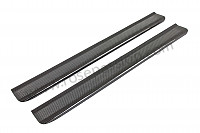 P116113 - Pair of carbon fibre door sills for Porsche Boxster / 986 • 2003 • Boxster s 3.2 • Cabrio • Manual gearbox, 6 speed
