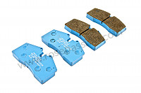 P116124 - Pagid blue front brake pad for Porsche 944 • 1991 • 944 s2 • Cabrio • Manual gearbox, 5 speed