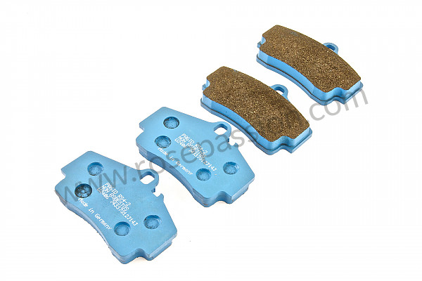P116127 - Pagid blue rear brake pad for Porsche Boxster / 987-2 • 2011 • Boxster spyder 3.4 • Cabrio • Pdk gearbox