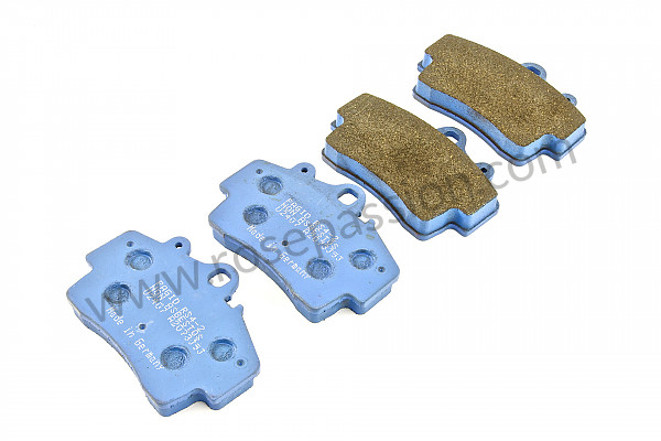 P116128 - Pagid blue front brake pad for Porsche Boxster / 987 • 2006 • Boxster 2.7 • Cabrio • Manual gearbox, 6 speed