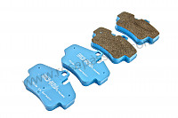 P116130 - Pagid blue front brake pad for Porsche 997-1 / 911 Carrera • 2007 • 997 c4 • Coupe • Automatic gearbox