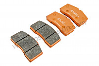 P116139 - Pagid orange front brake pad for Porsche 928 • 1993 • 928 gts • Coupe • Automatic gearbox