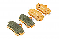 P116140 - Pagid orange rear brake pad for Porsche Cayman / 987C2 • 2012 • Cayman r • Manual gearbox, 6 speed