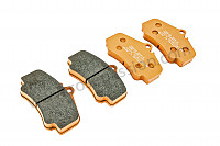 P116142 - Pagid orange front brake pad for Porsche 996 GT3 / GT3-1 • 2001 • 996 gt3 • Coupe • Manual gearbox, 6 speed