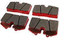 Plaquettes pagid rempla&ccedil;ant les pagid noir car plus livrable en noir Le kit de 4 (P116147) pour Porsche 968 &bull; 1993 &bull; 968 &bull; Cabrio &bull; Boite Manuelle 6 Vitesses