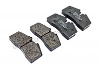 P116148 - Black pagid front brake pad for Porsche 944 • 1991 • 944 s2 • Cabrio • Manual gearbox, 5 speed