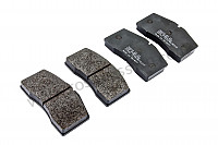 P116149 - Black pagid front brake pad for Porsche 928 • 1994 • 928 gts • Coupe • Manual gearbox, 5 speed