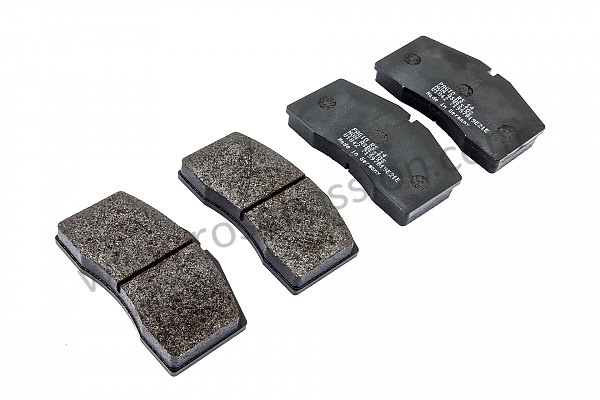 P116149 - Black pagid front brake pad for Porsche 911 Turbo / 911T / GT2 / 965 • 1994 • 3.6 turbo • Coupe • Manual gearbox, 5 speed