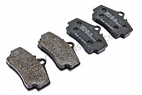 P116150 - Black pagid rear brake pad for Porsche Cayman / 987C2 • 2012 • Cayman s 3.4 • Manual gearbox, 6 speed