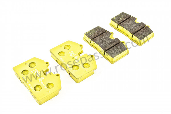 P116156 - Pagid yellow front brake pad for Porsche 964 / 911 Carrera 2/4 • 1994 • 964 carrera 4 • Coupe • Manual gearbox, 5 speed