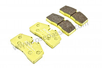 P116157 - Pagid yellow front brake pad for Porsche 