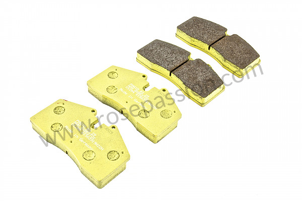 P116157 - Pagid yellow front brake pad for Porsche 911 Turbo / 911T / GT2 / 965 • 1991 • 3.3 turbo • Coupe • Manual gearbox, 5 speed