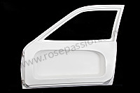P116199 - Tür, komplett, polyester, mit scharnier 924 944 (paar) für Porsche 944 • 1990 • 944 s2 • Cabrio • 5-gang-handschaltgetriebe