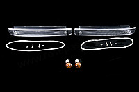 P116248 - Glace clignotant avant blanc pour Porsche 