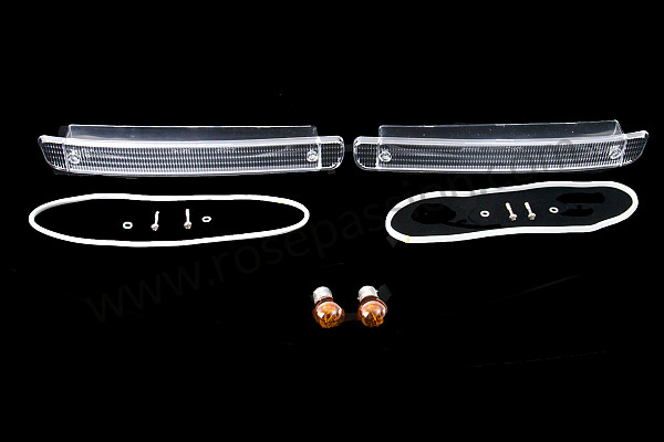 P116248 - White front indicator glass for Porsche 944 • 1990 • 944 turbo • Coupe • Manual gearbox, 5 speed