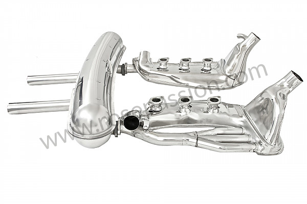 P116287 - Sports exhaust kit with stainless steel heat exchanger and stainless steel silencer 2 central outlets for Porsche 911 Classic • 1969 • 2.0e • Coupe • Automatic gearbox
