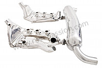P116289 - Sports exhaust kit with stainless steel heat exchanger and stainless steel silencer 2 x 70 mm outlets for Porsche 911 Classic • 1972 • 2.4s • Targa • Manual gearbox, 5 speed