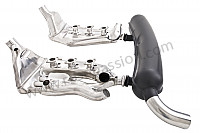 P116291 - Sports exhaust kit with stainless steel heat exchanger and racing steel silencer 1 outlet for Porsche 911 Classic • 1972 • 2.4s • Targa • Manual gearbox, 5 speed
