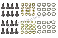 P116346 - Set of support fastenings for rear window glass for Porsche 993 / 911 Carrera • 1995 • 993 rs • Coupe • Manual gearbox, 6 speed