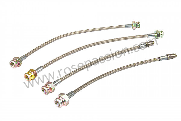 P116369 - El kit de 4 tubos flexibles aviación para Porsche 993 / 911 Carrera • 1994 • 993 carrera 2 • Coupe • Caja manual de 6 velocidades